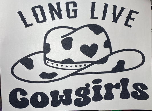 Transfer image only: Long live cowgirls