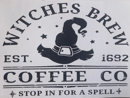 Transfer Images only: Witches Brew coffee Co.