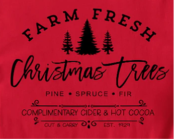 Transfer only: Farm Fresh Christmas Trees