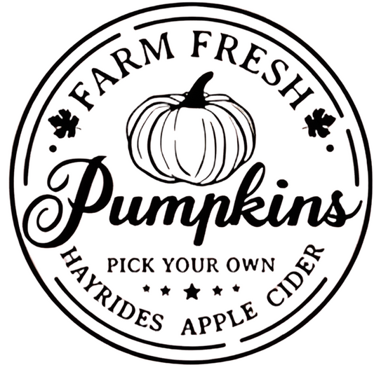 Transfer only: Fresh Farm Pumpkins